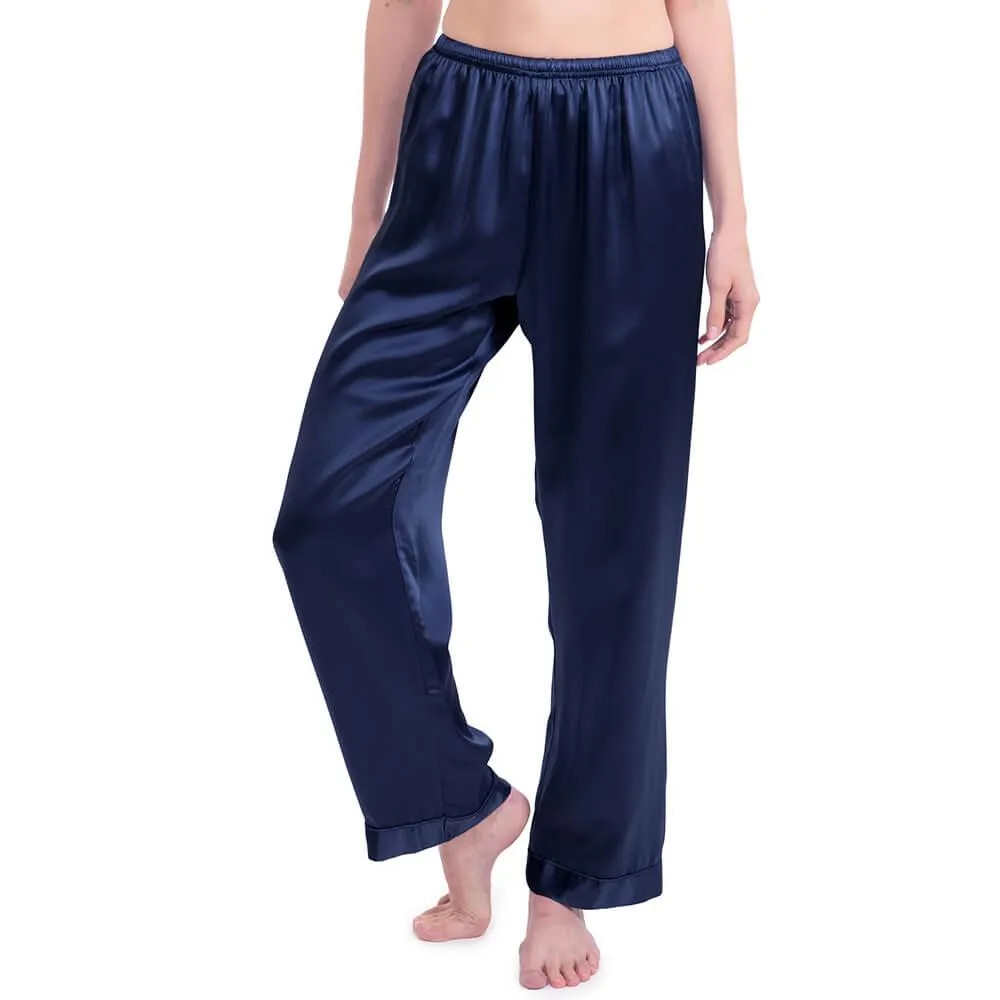 100% Silk Pajama  Long Pant For Women