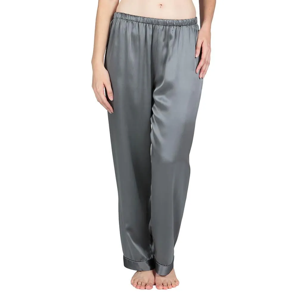 100% Silk Pajama  Long Pant For Women