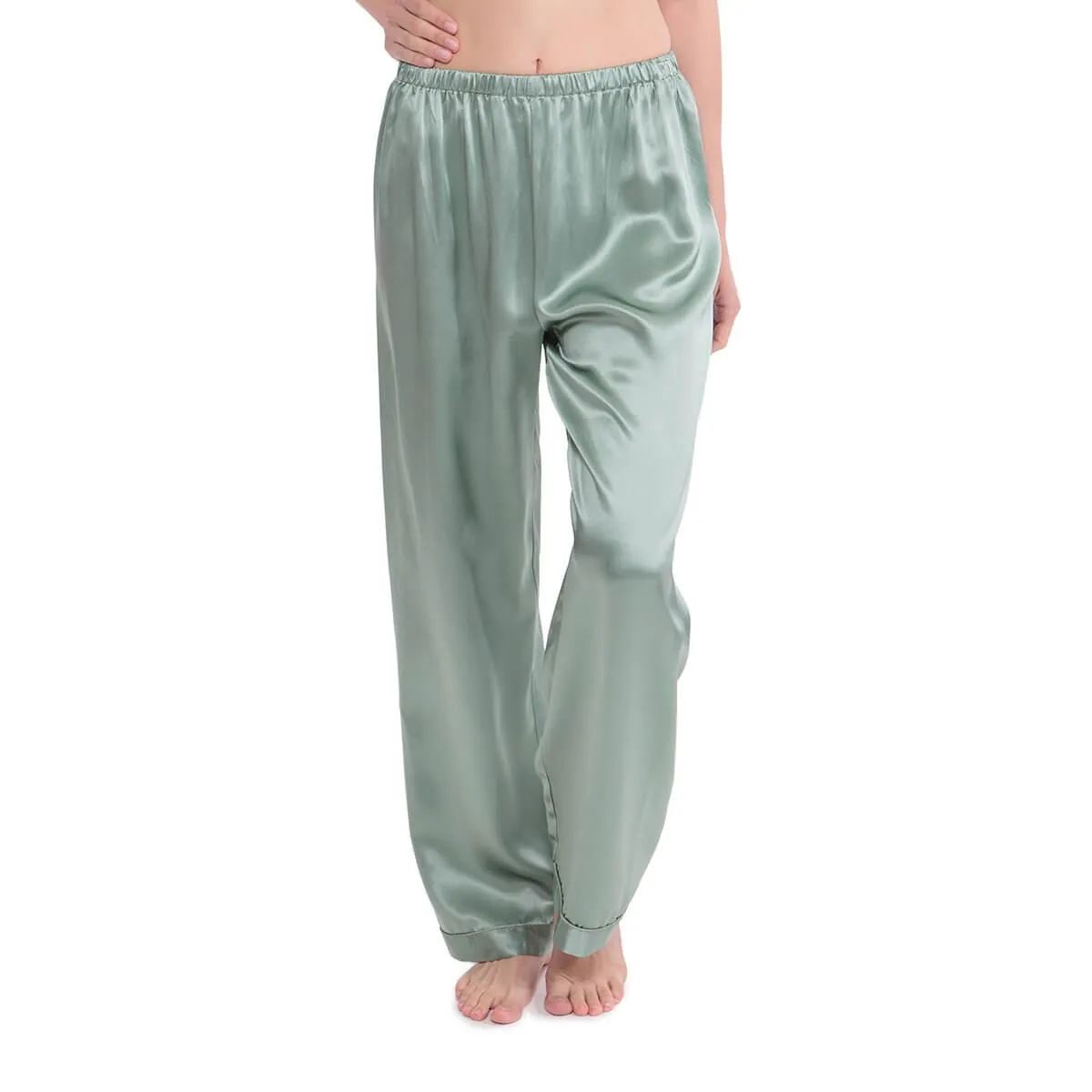 100% Silk Pajama  Long Pant For Women