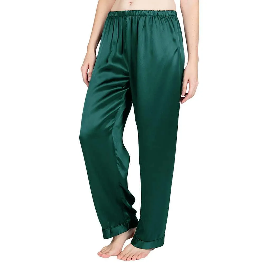 100% Silk Pajama  Long Pant For Women