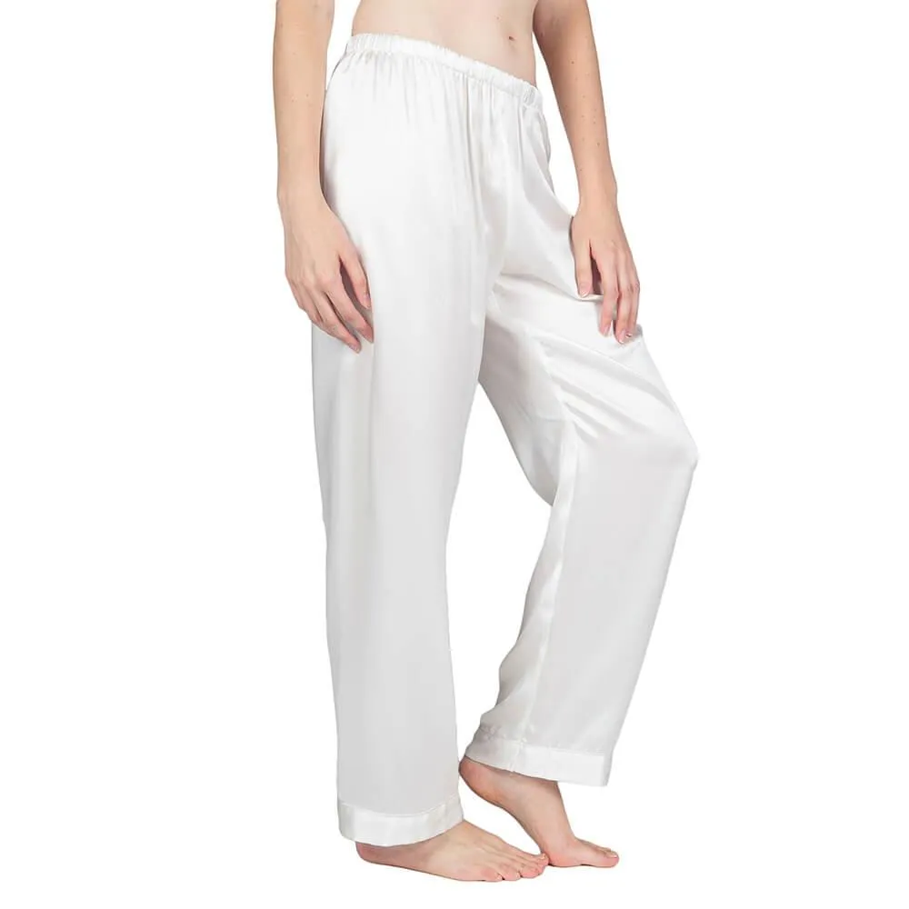 100% Silk Pajama  Long Pant For Women