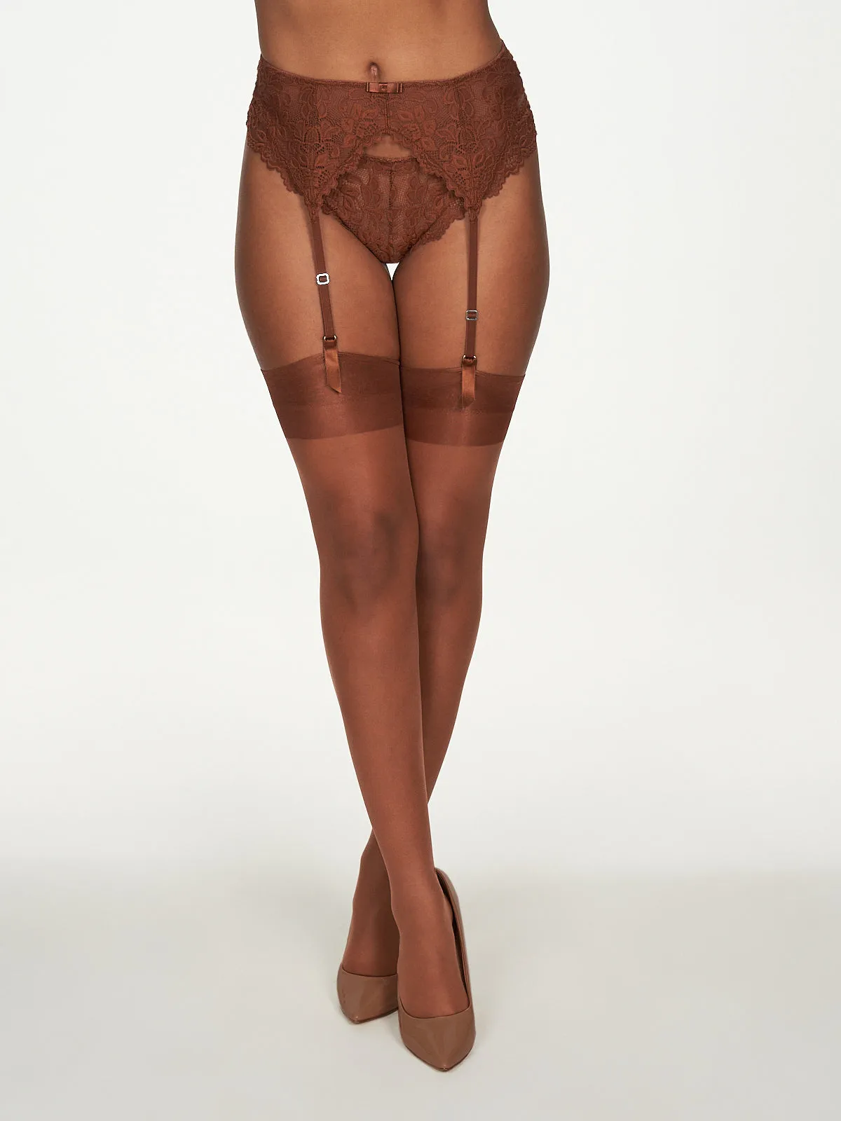 2-Pack Sheer Stockings Thigh High Stockings