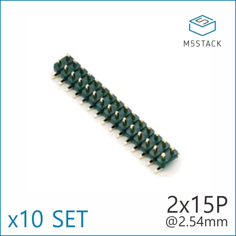 2x15 Pin Headers Socket 2.54mm Male & Female 4 Pair Connector