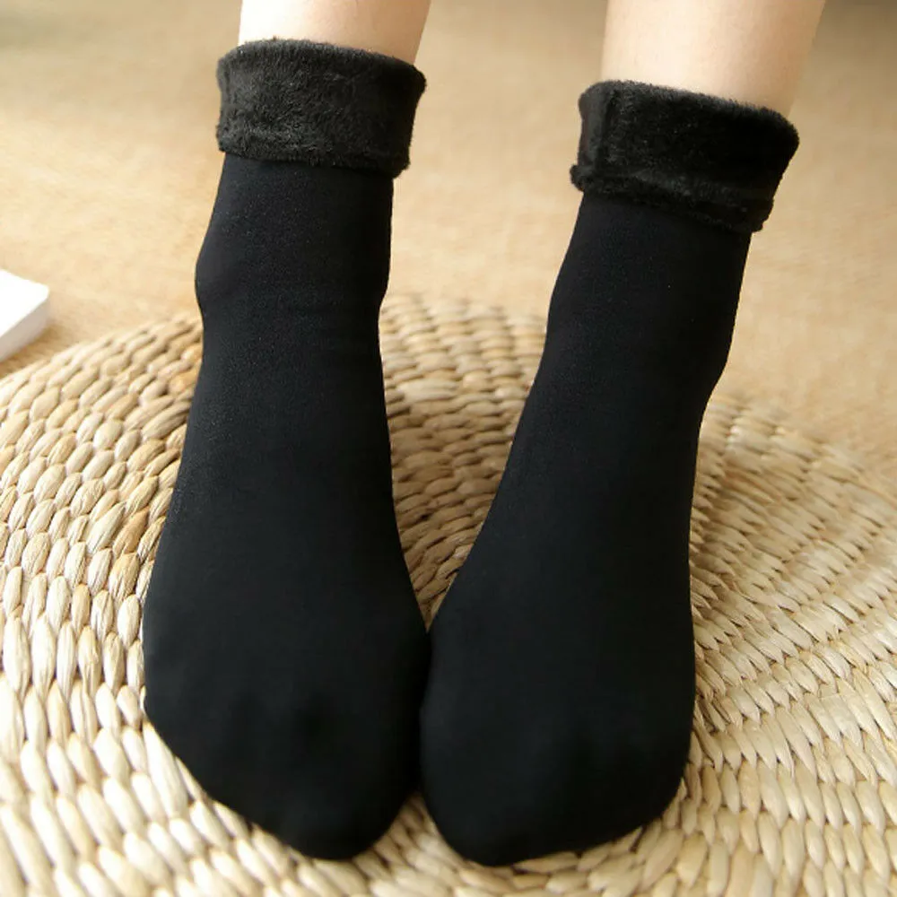 5 Pair/lot Branded winter warm Fleece Thermal Socks HQ