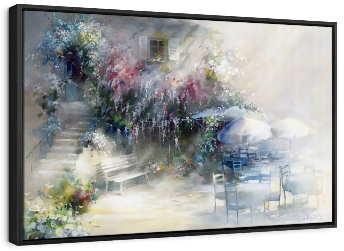 A Blue Garden Wall Art