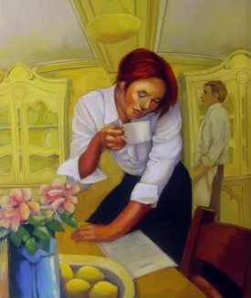 A DAY IN THE LIFE by Marie Fischer - Figurative Painting