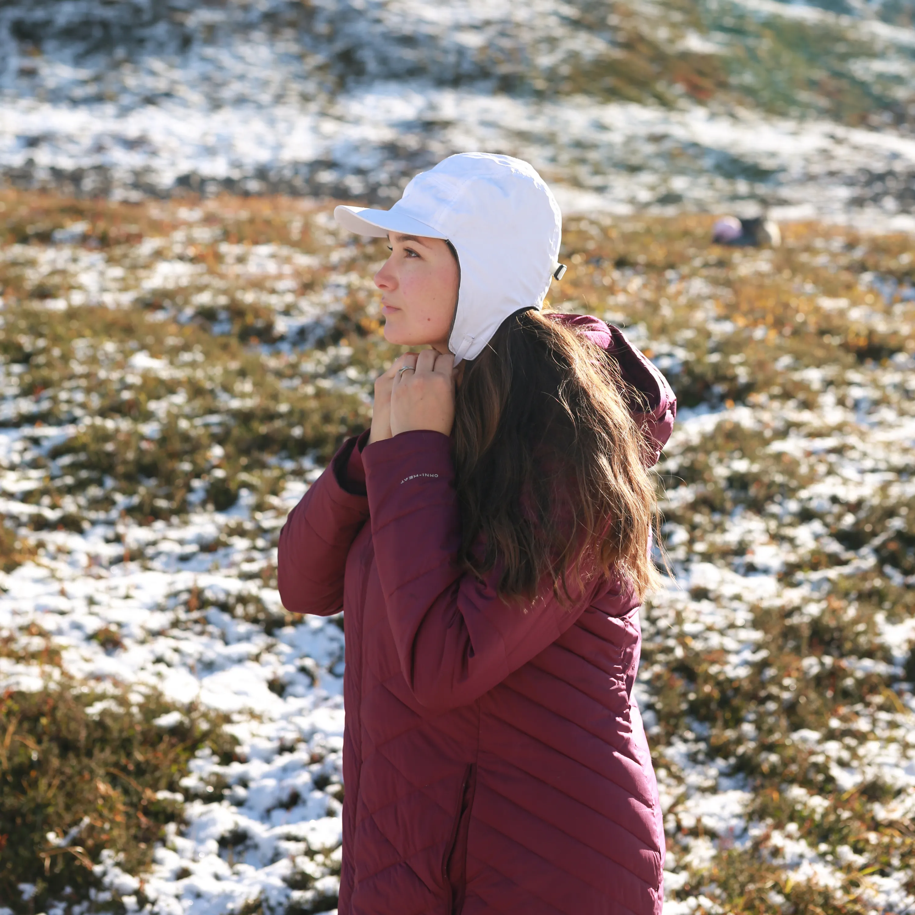 Adult Arctic Chill Winter Convertible Sun Hat | Red