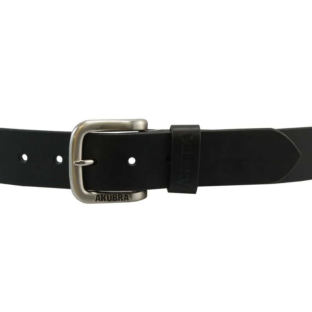 Akubra Leather Belt Kempsey - Black