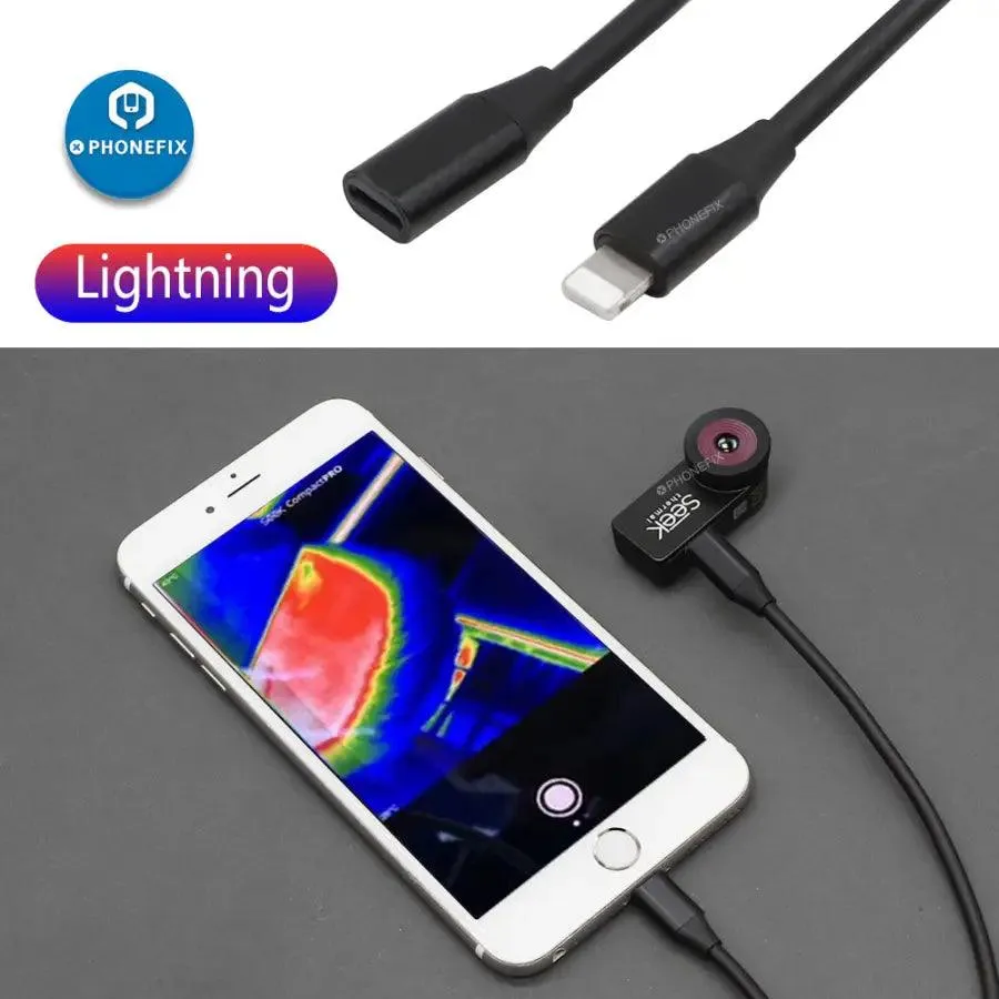 Android Lightning Extension Cable for SEEK Thermal Camera