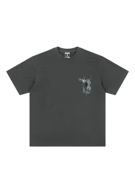 Angel Logo Pattern T-Shirt