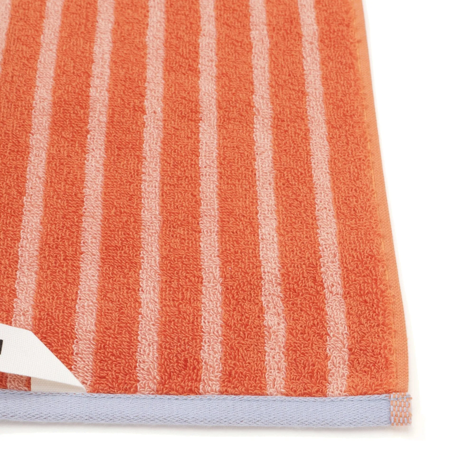 Antibacterial and Deodorizing Striped Face Towel Orange