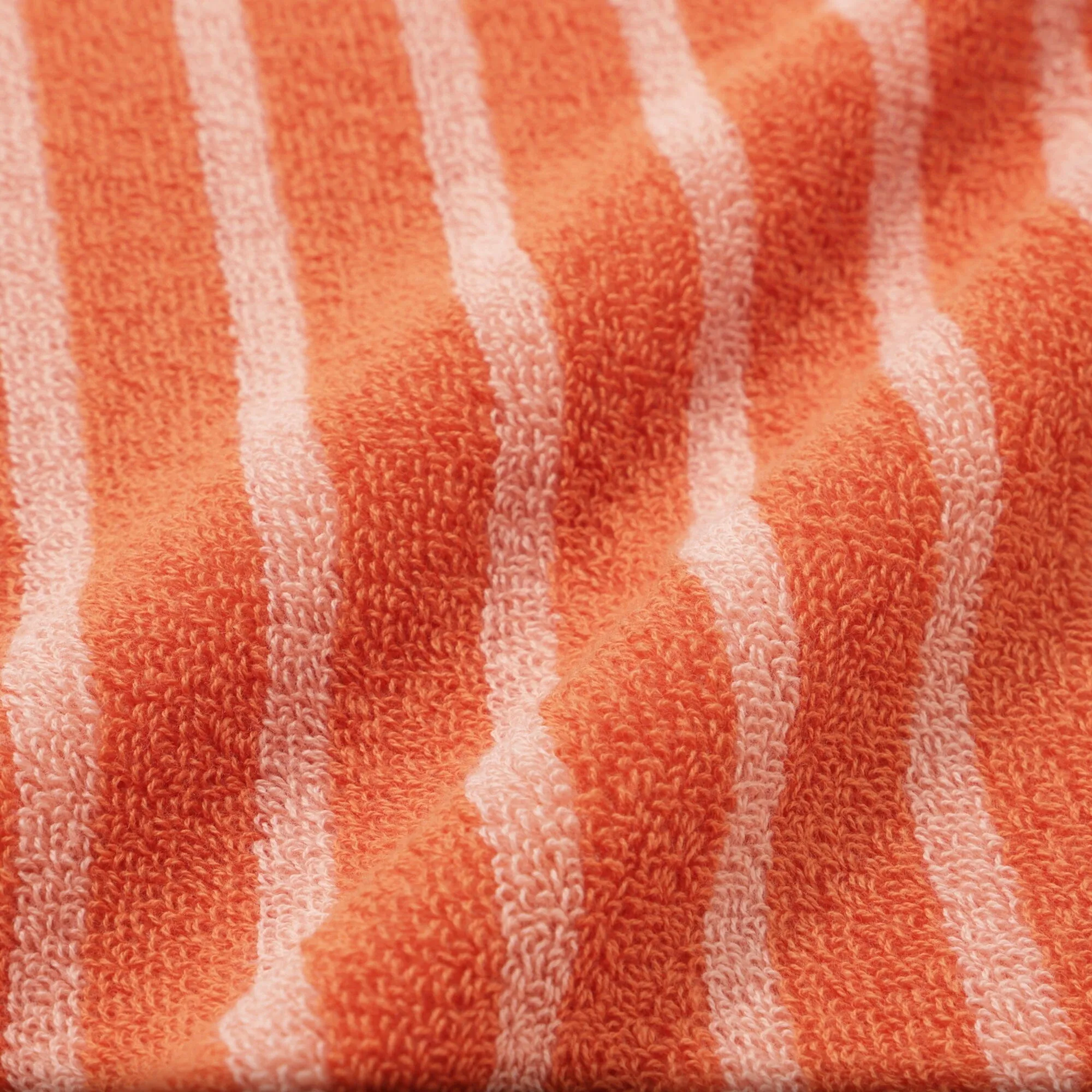 Antibacterial and Deodorizing Striped Wash Towel Orange