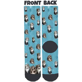 Atchoum the Cat Crew Socks