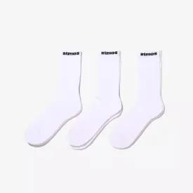 ATMOS SMALL JACQUARD LOGO 3P SOCKS