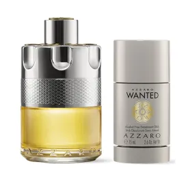 Azzaro Wanted Men Gift Set EDT 100Ml   Deodorant Stick 75G