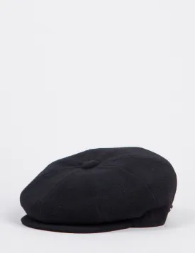 Bailey Galvin Wool Newsboy Cap - Black