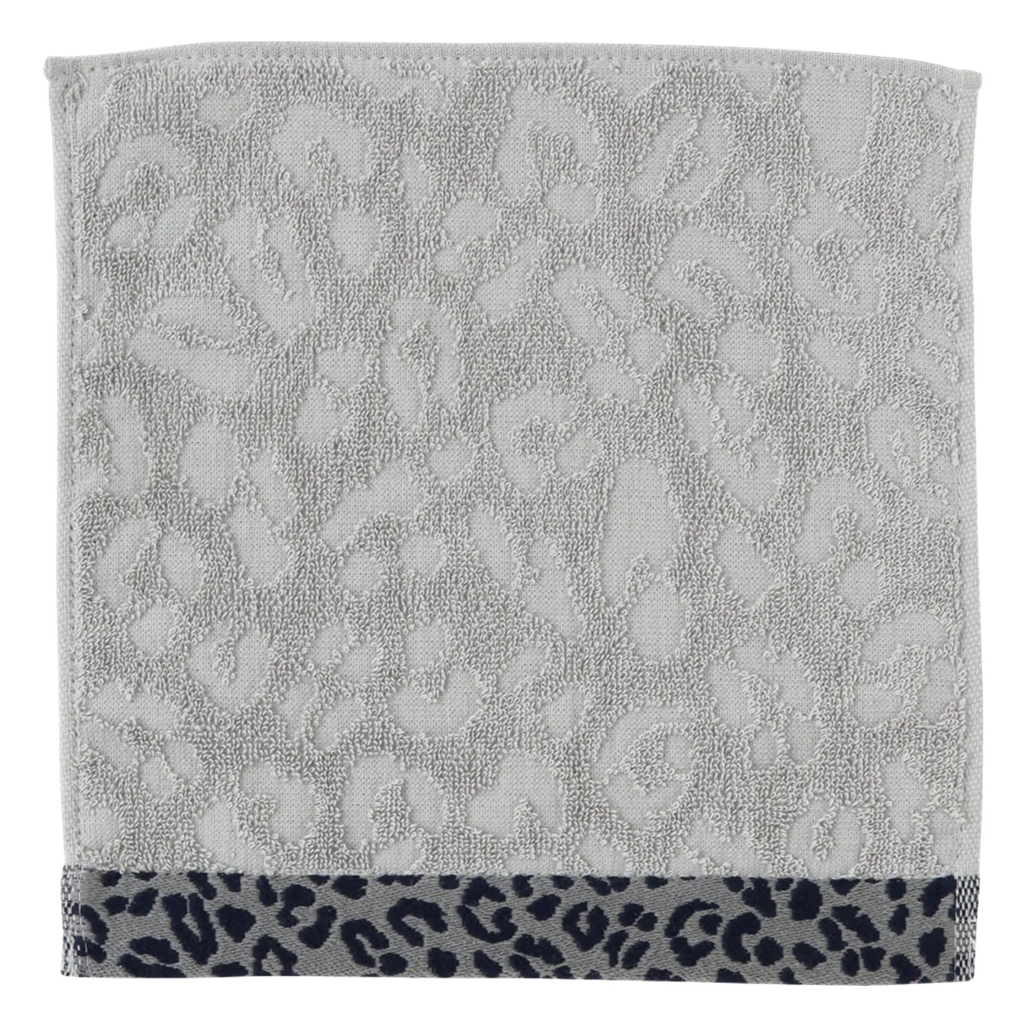 Ballot Antibacterial Deodorant Handkerchief Leopard Line Gray