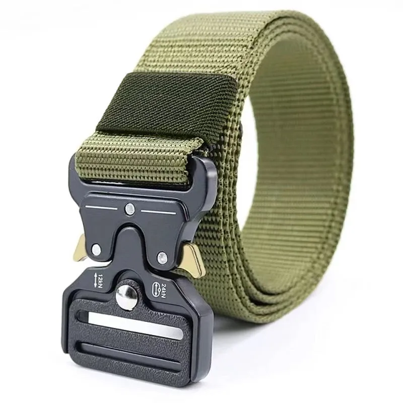 Beige Imported Cobra Belt with Metal Buckle