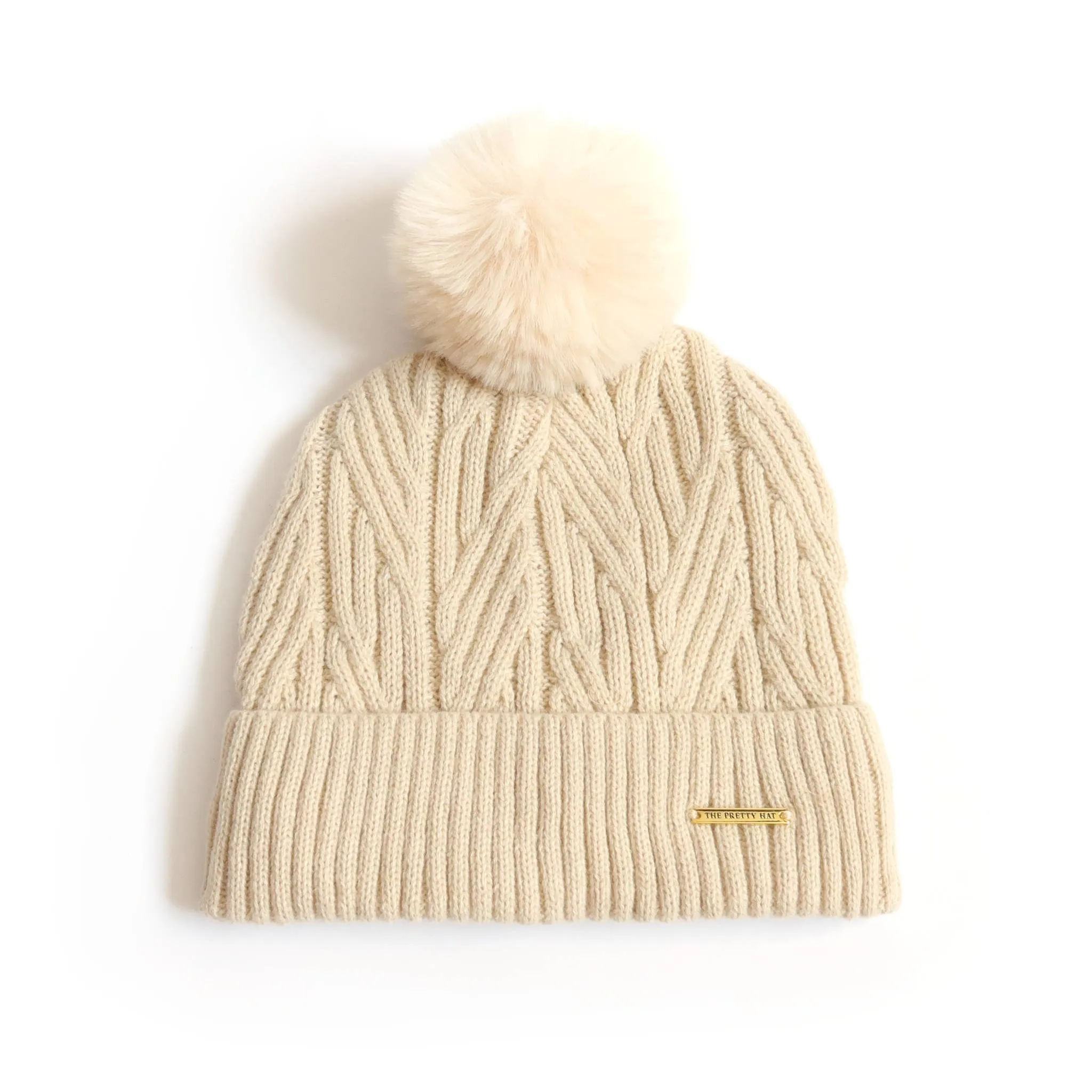 Best Ever Beanie - Cream Satin Lined