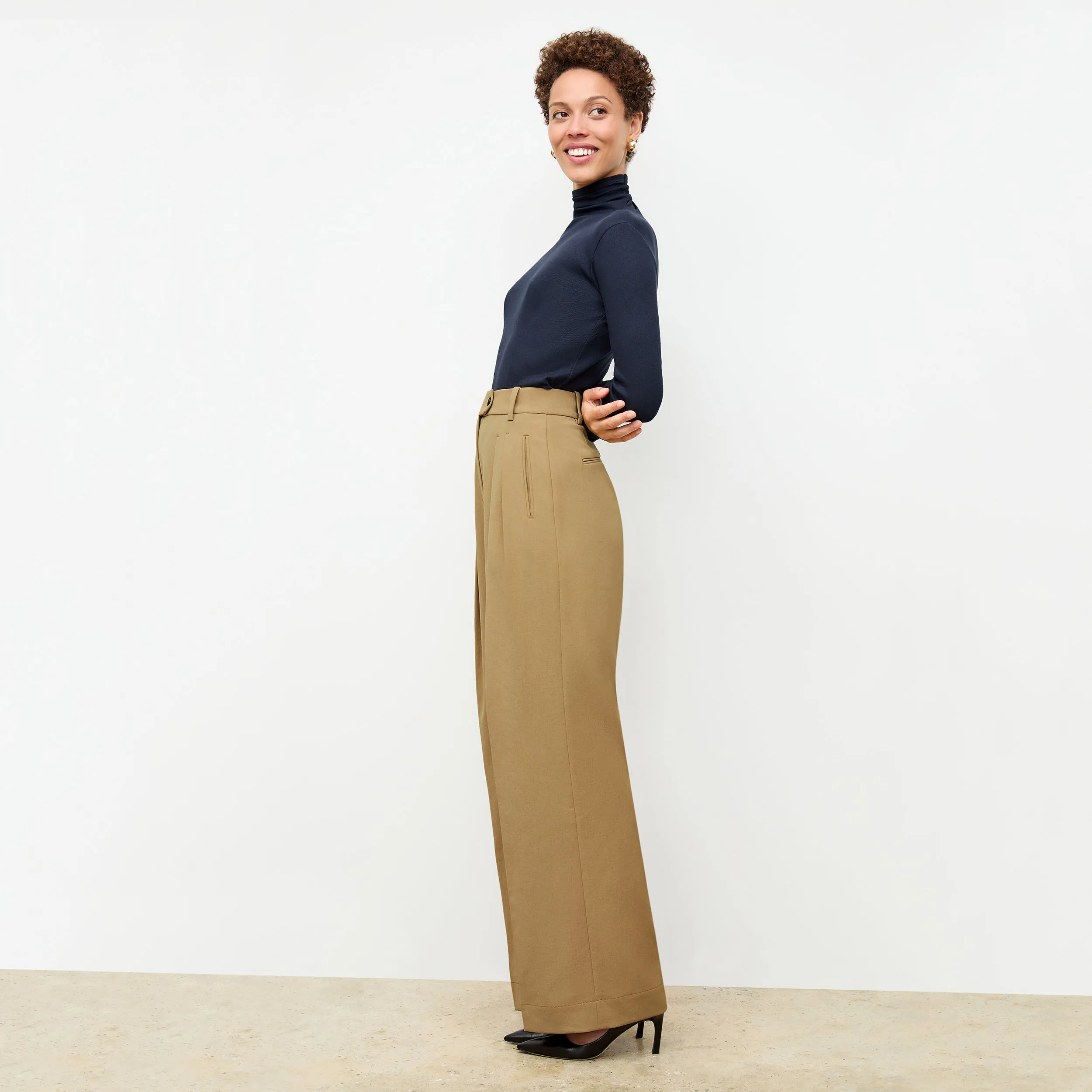 Bia Pant - Air Twill :: Macaroon