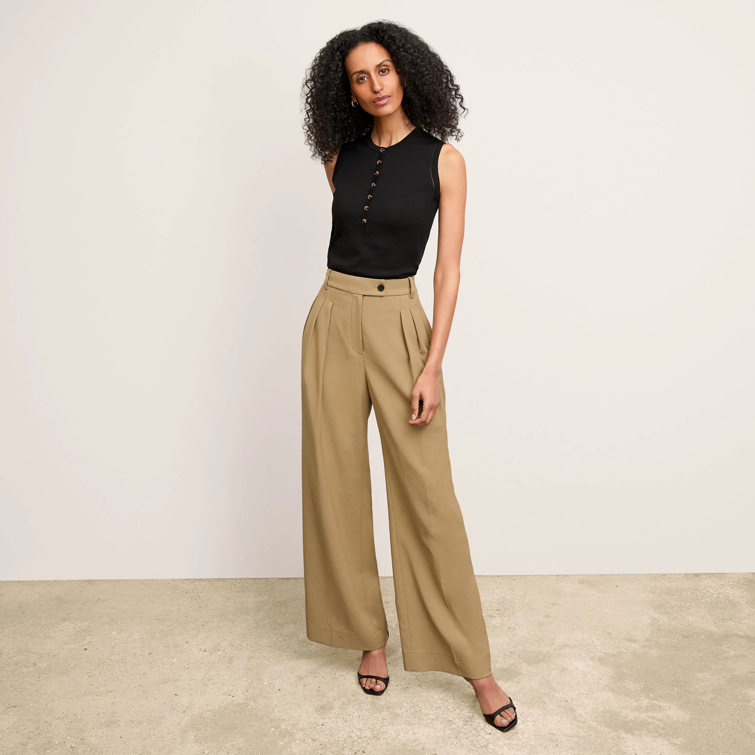 Bia Pant - Air Twill :: Macaroon