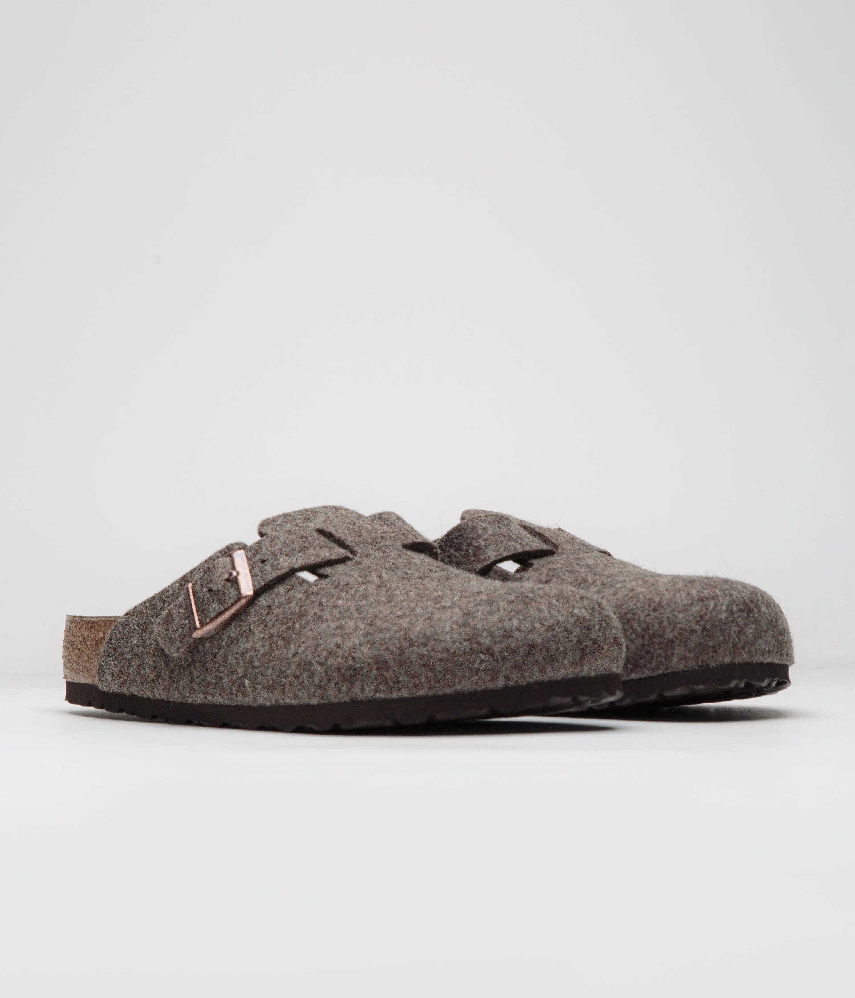 Birkenstock Boston Wool Sandals - Cacao