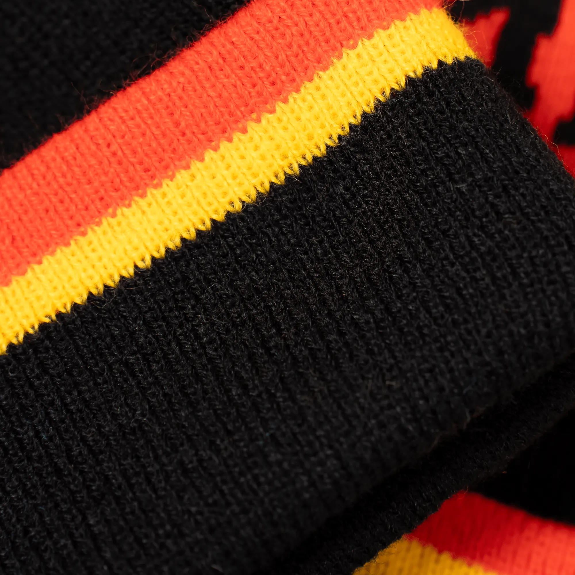 Black | Yellow | Red - Bobble Hat