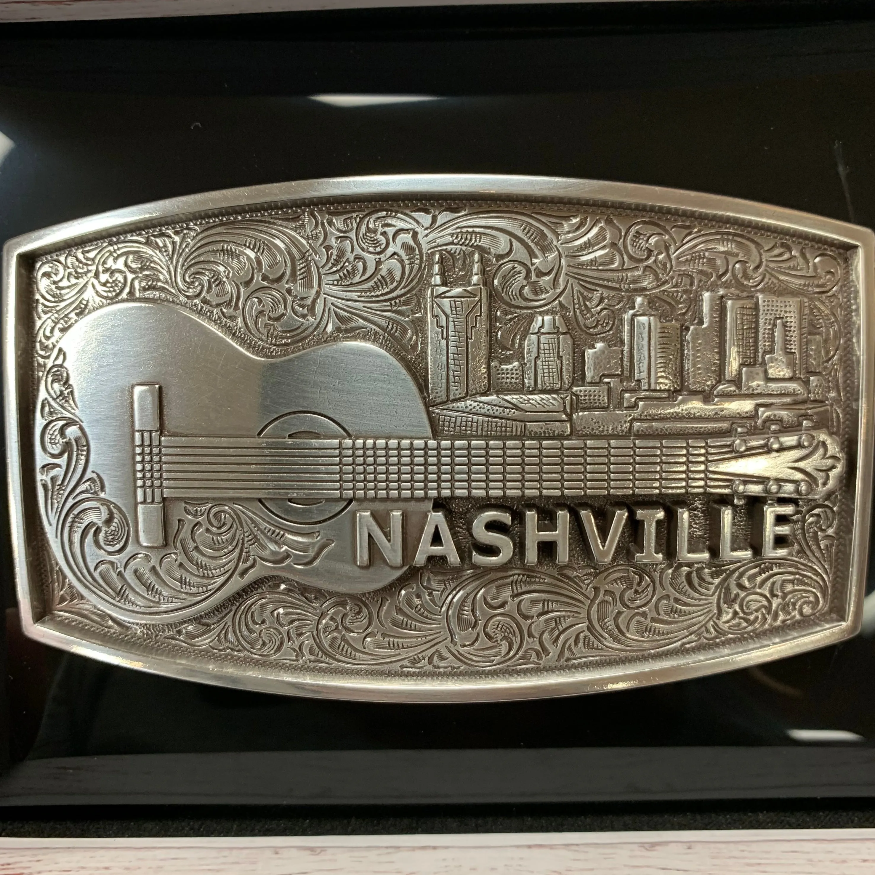 Blazin Roxx Nashville Rectangle Belt Buckle