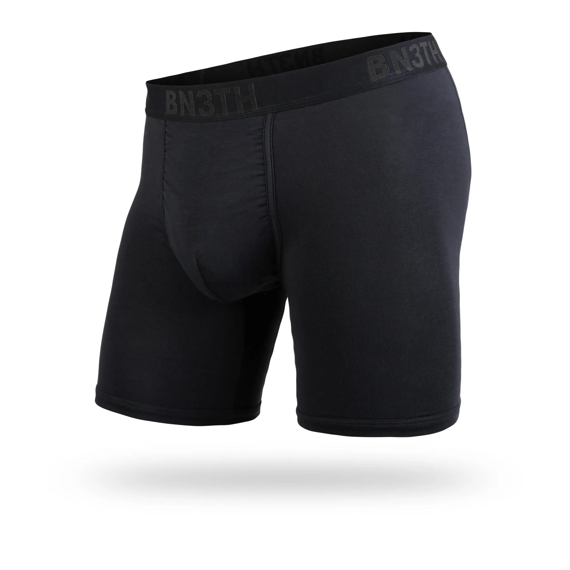 BN3TH MEN'S CLASSICS BOXER BRIEF: BLACK/BLACK