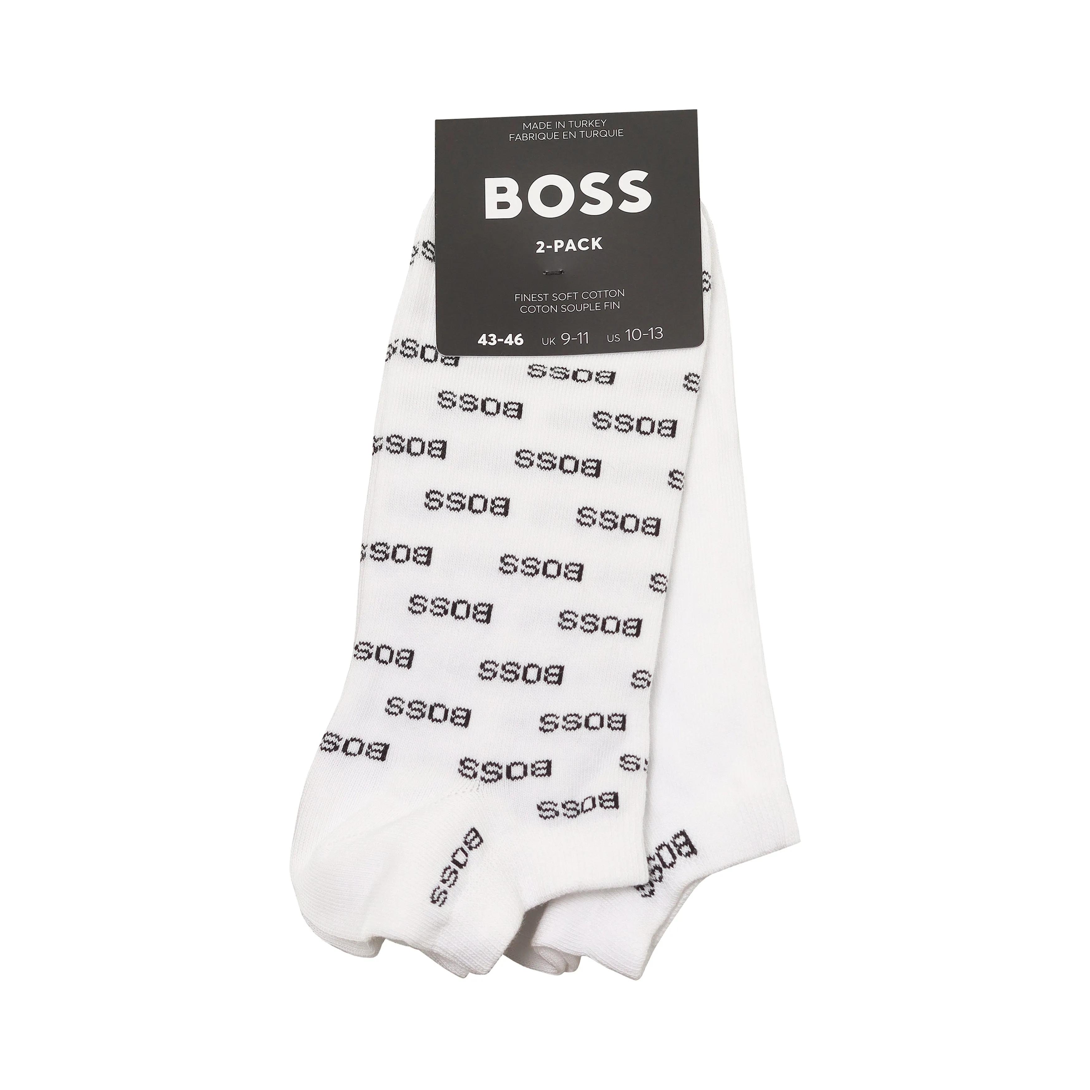 BOSS 2 Pair Allover Ankle Socks