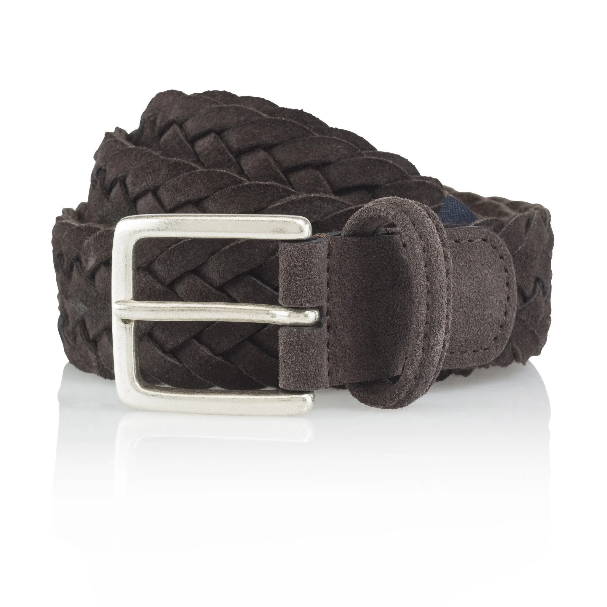 Braided Suede Belt