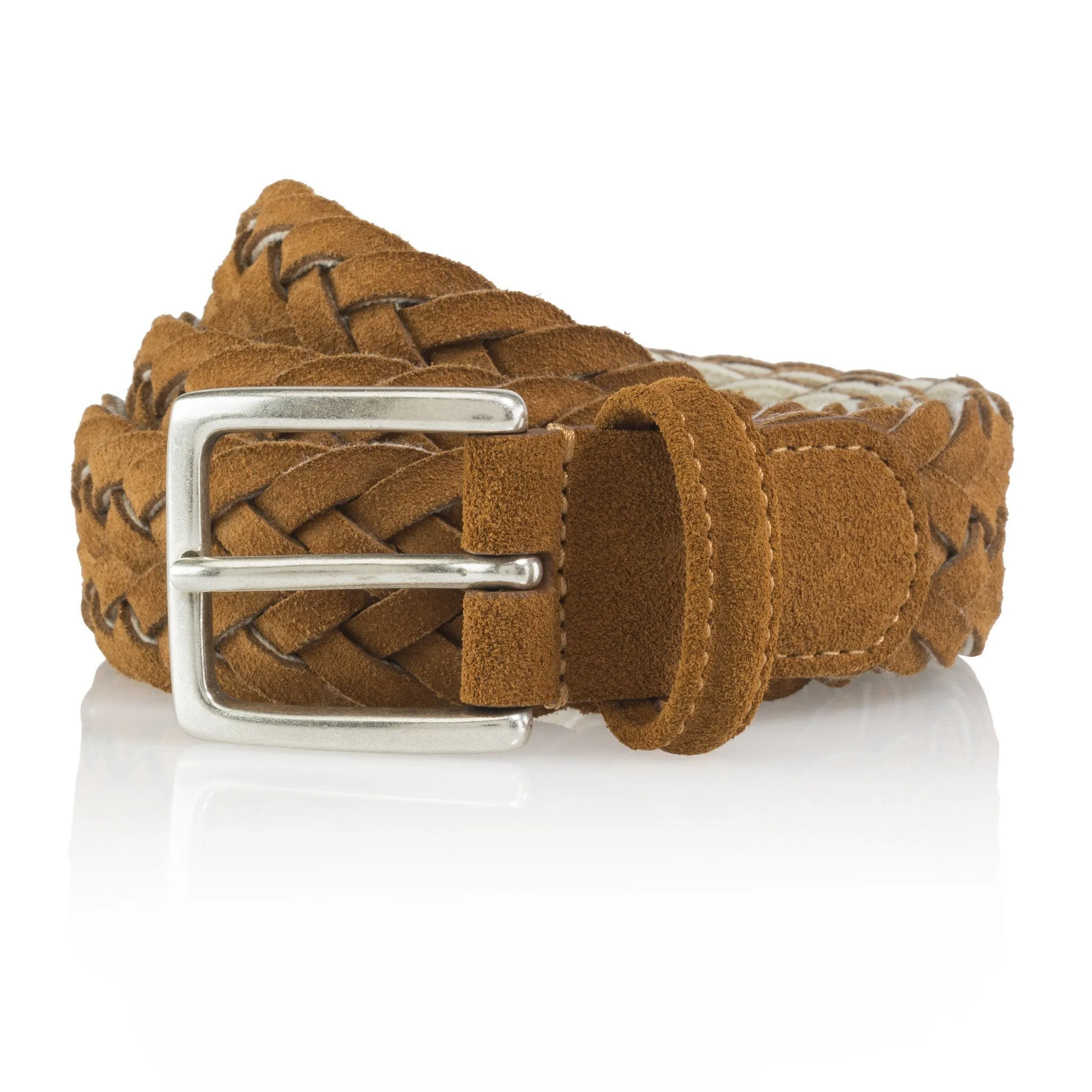 Braided Suede Belt