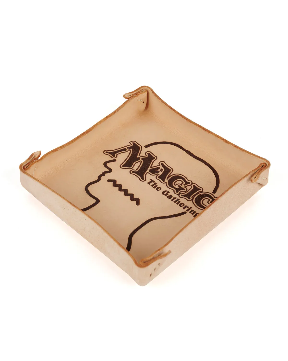 Brain Dead x Magic: The Gathering x Alterior Dice Tray - Natural Tanned Leather