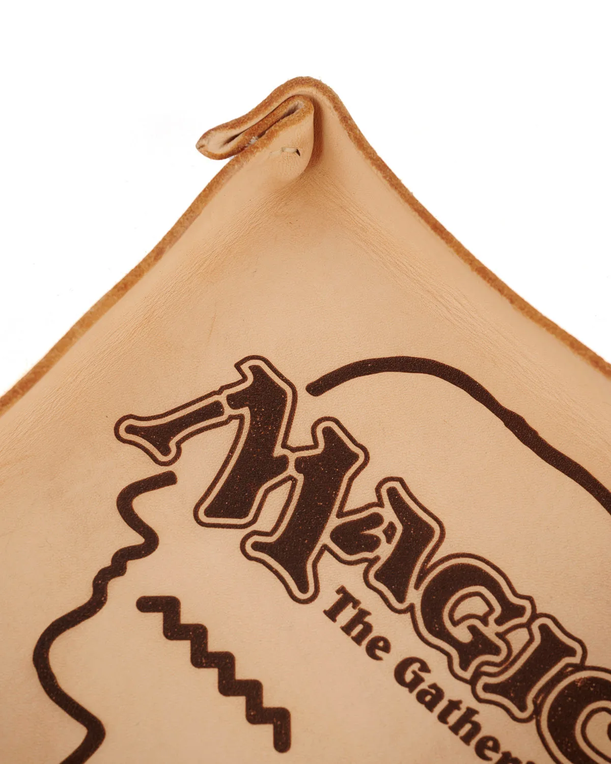 Brain Dead x Magic: The Gathering x Alterior Dice Tray - Natural Tanned Leather