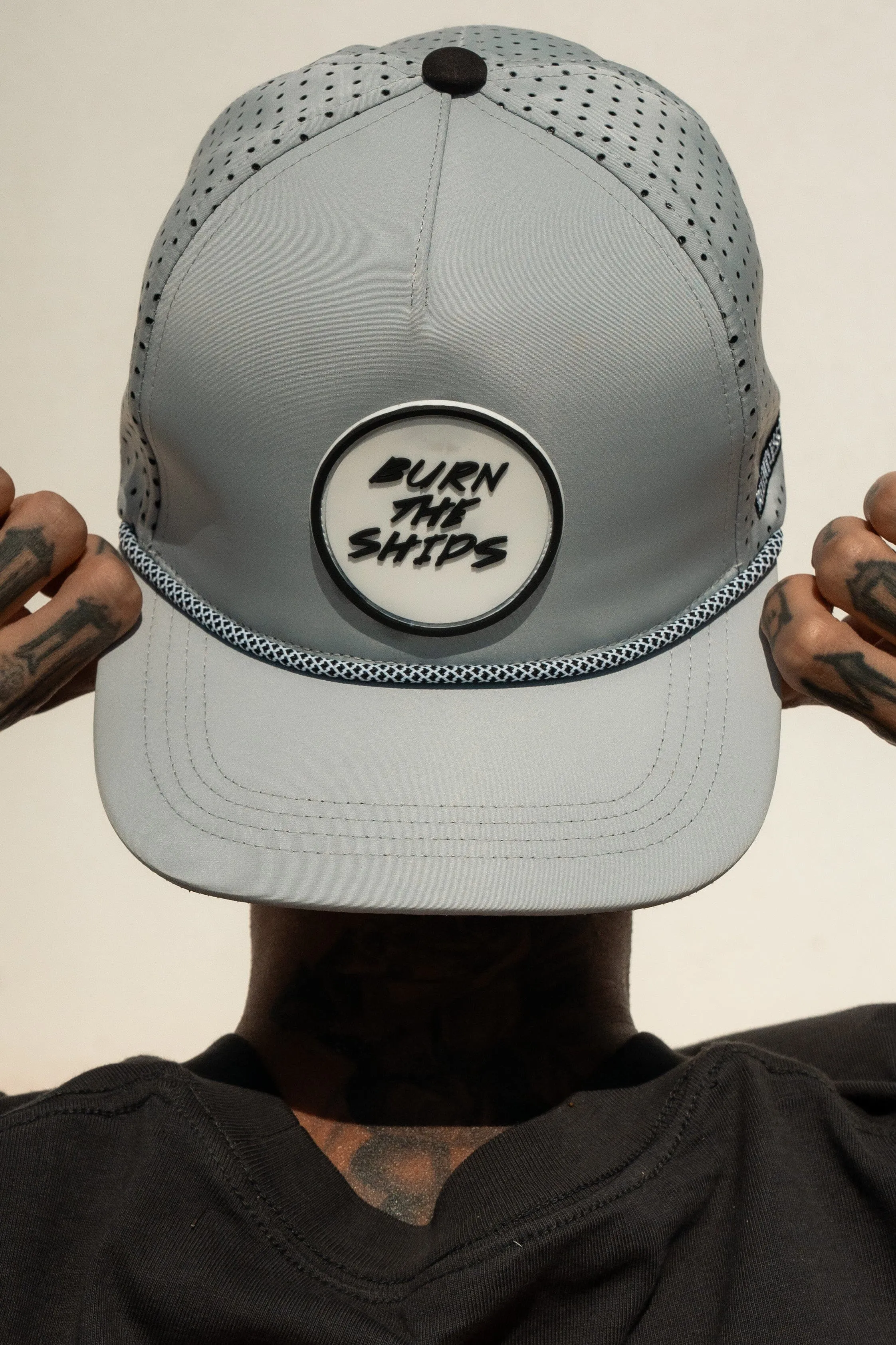 Burn The Ships Cement PVC Snapback