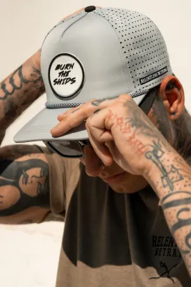 Burn The Ships Cement PVC Snapback