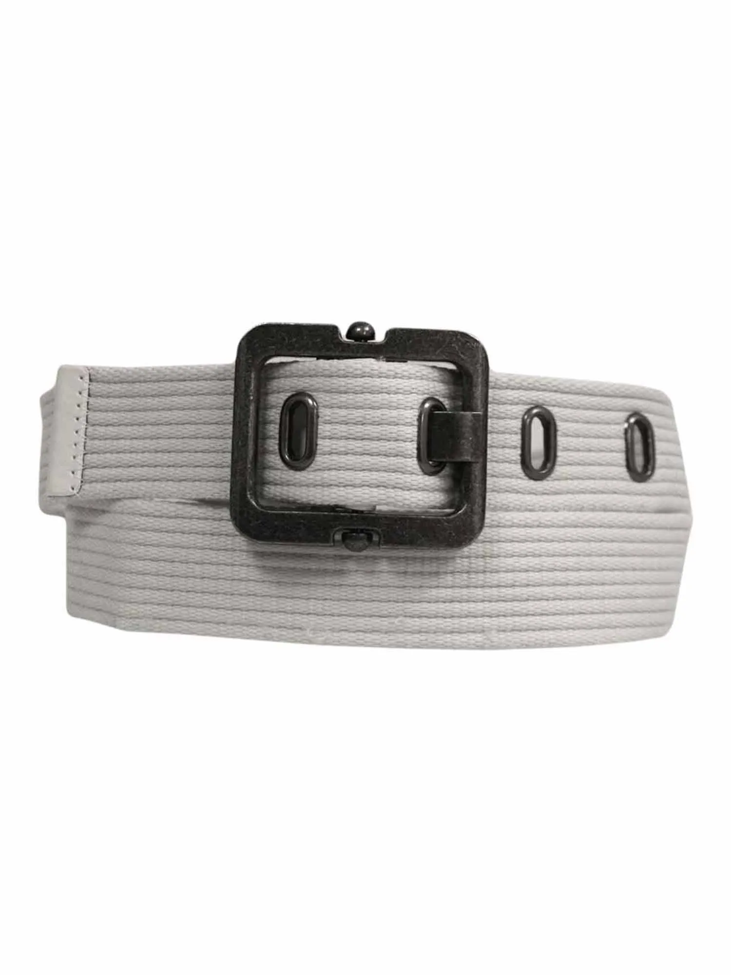 Canvas Belt With Square Buckle