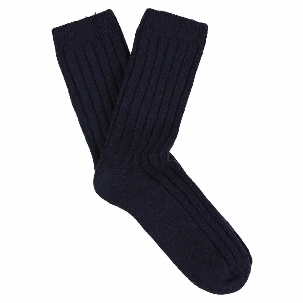 Cashmere Crew Socks Women - Navy