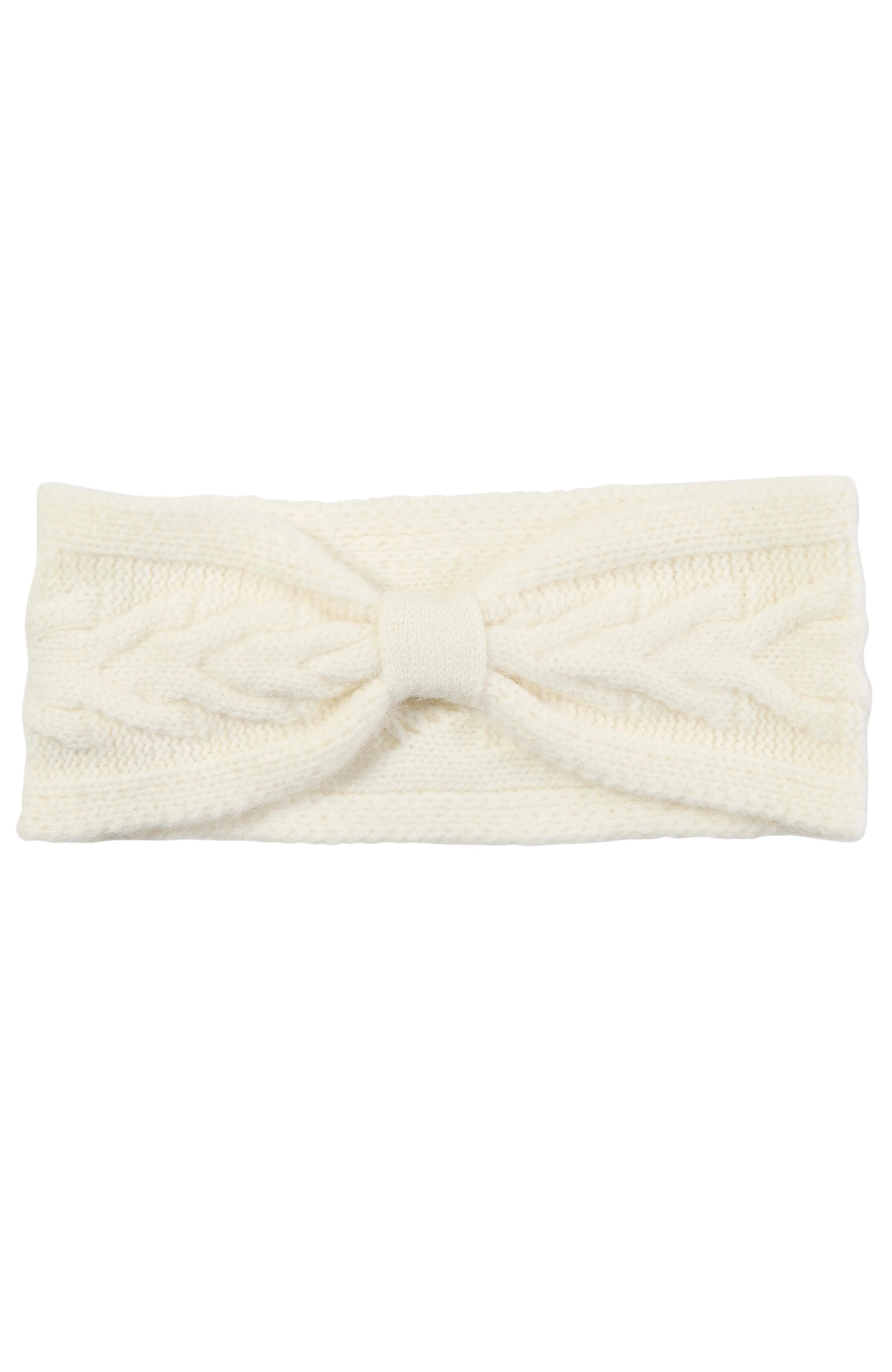 CASHMERE TRELLIS CABLE HEADBAND