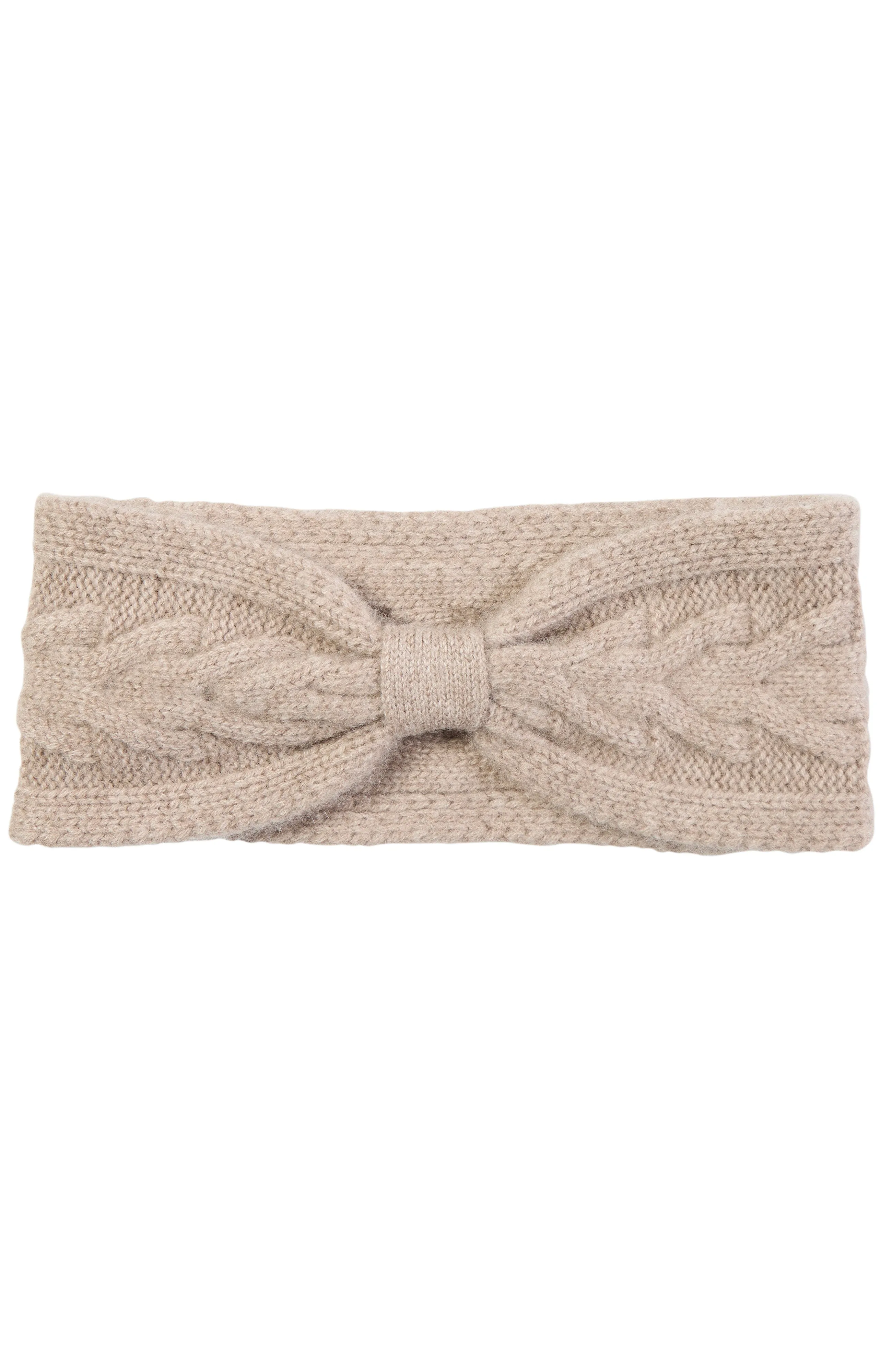 CASHMERE TRELLIS CABLE HEADBAND