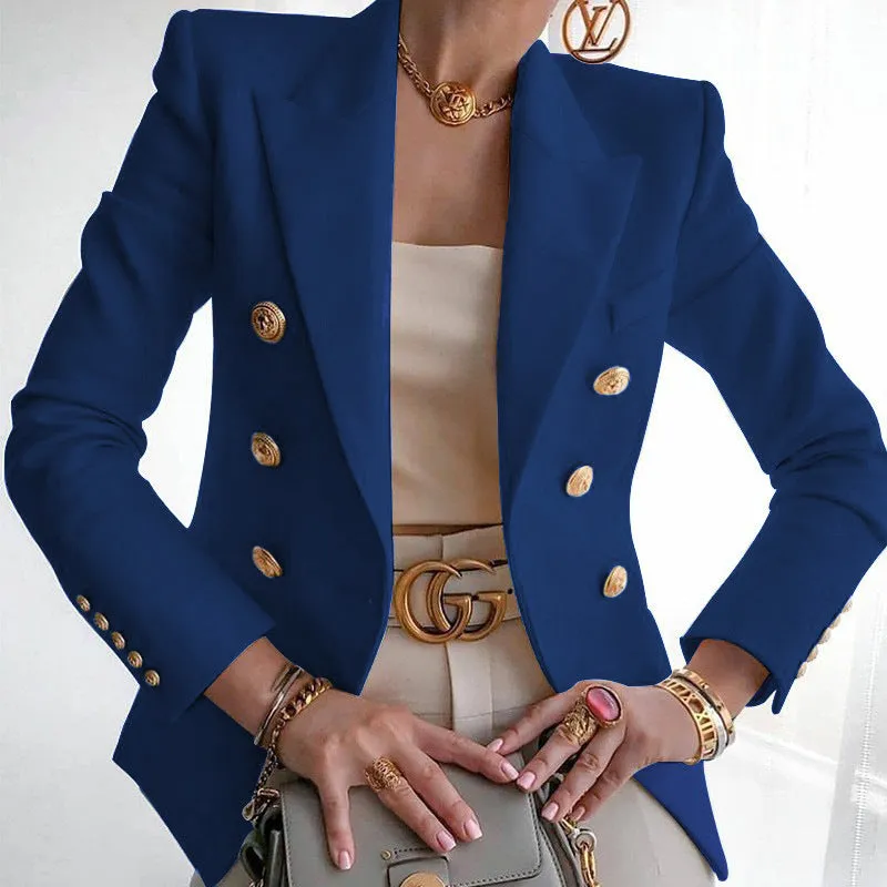 Casual Solid Color  Short Blazer