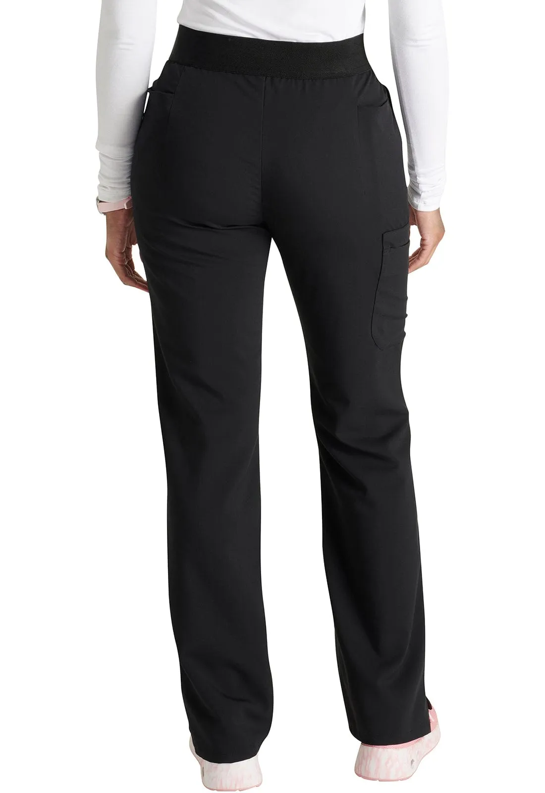 Cherokee Atmos Tall Mid-rise Pull-on Straight Leg Scrub Pant CK136AT