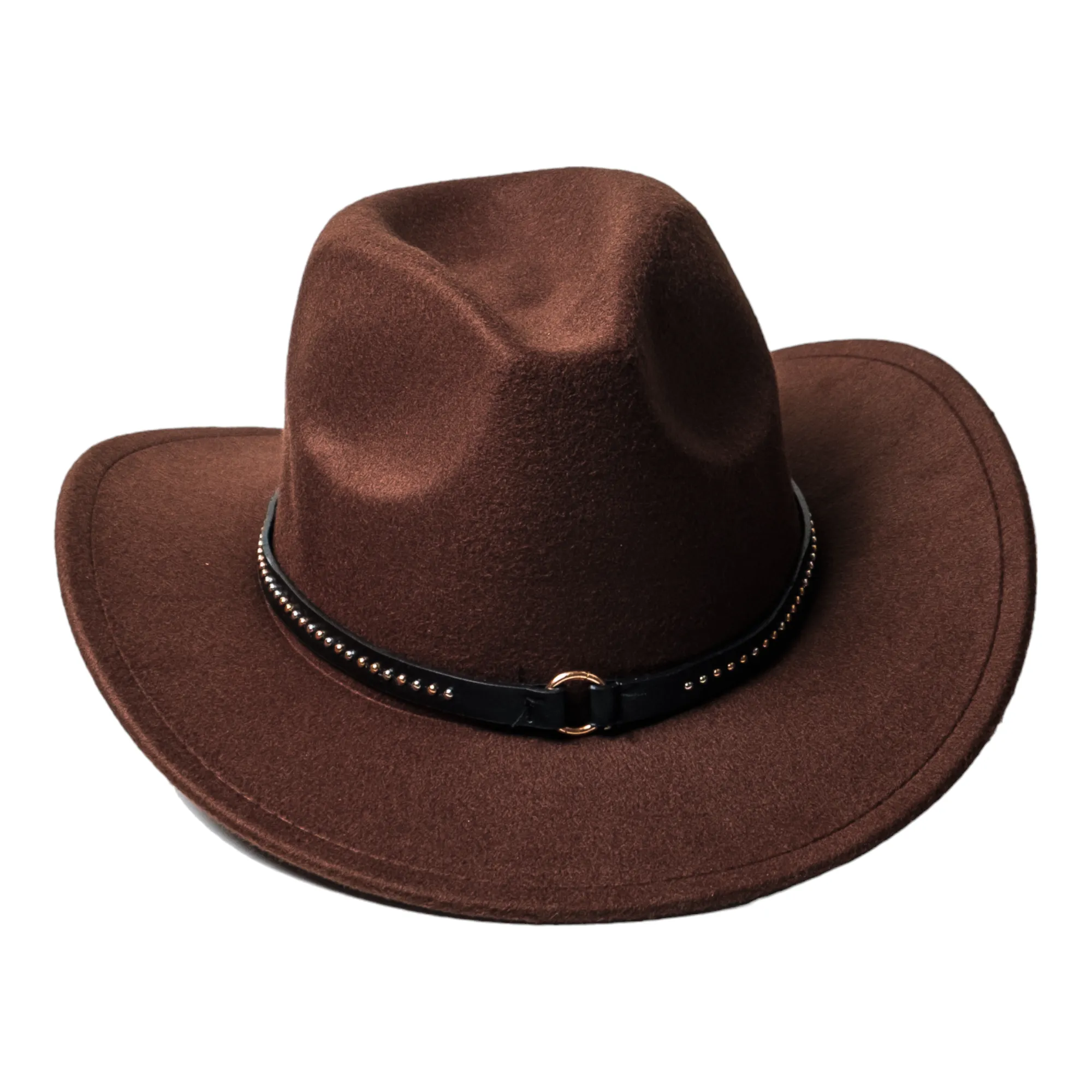 Chokore Cowboy Hat with Belt Band (Brown)