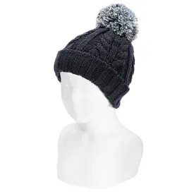 Chunky Knit Bobble Hat