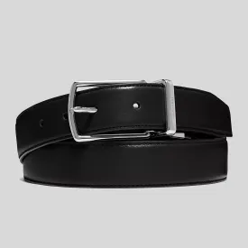 COACH Harness Buckle Cut To Size Reversible Belt, 32 Mm Black Dark Brown CQ020