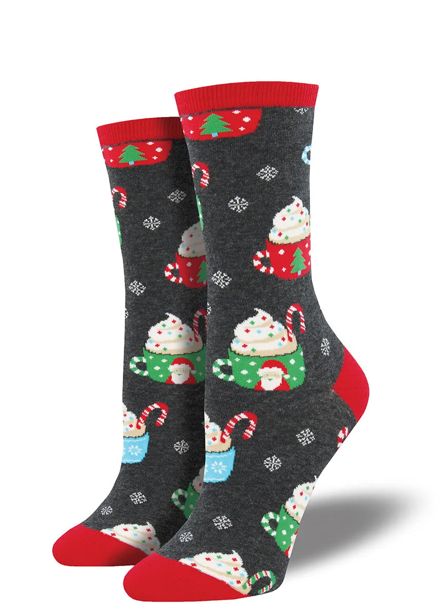 Cocoa Christmas Crew Socks