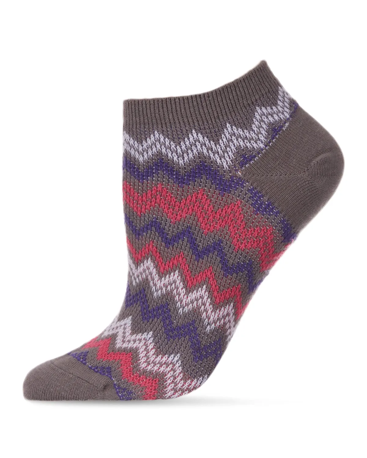 Color Zag Running Soft-Fit Cotton-Rich Low Cut Women's Socks