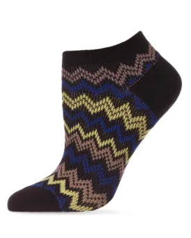 Color Zag Running Soft-Fit Cotton-Rich Low Cut Women's Socks