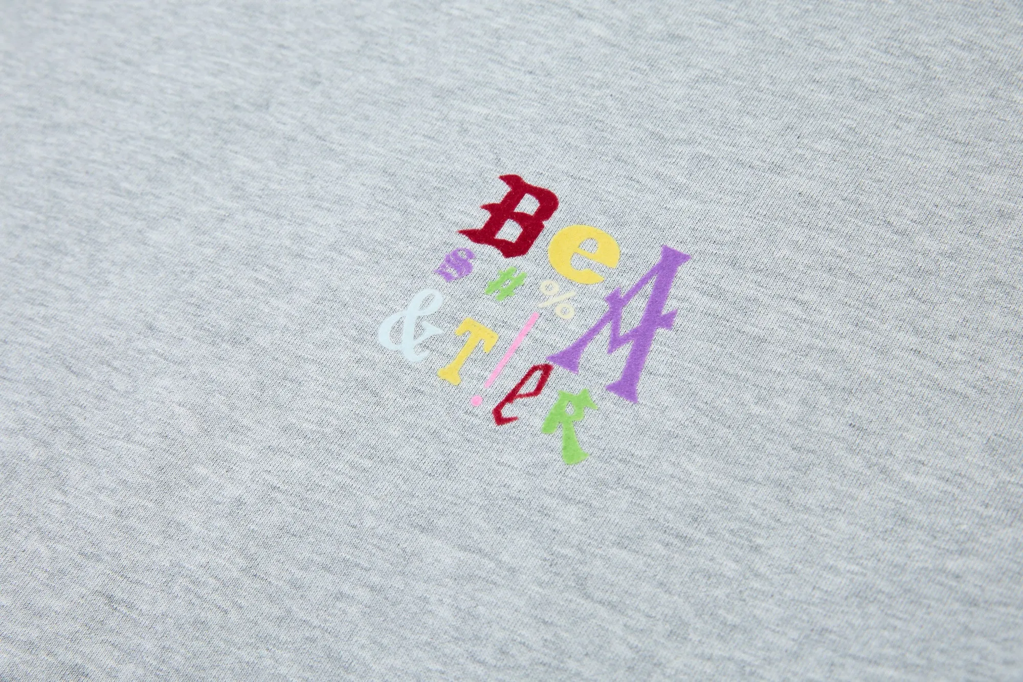 Colorful Letter Print T-shirt