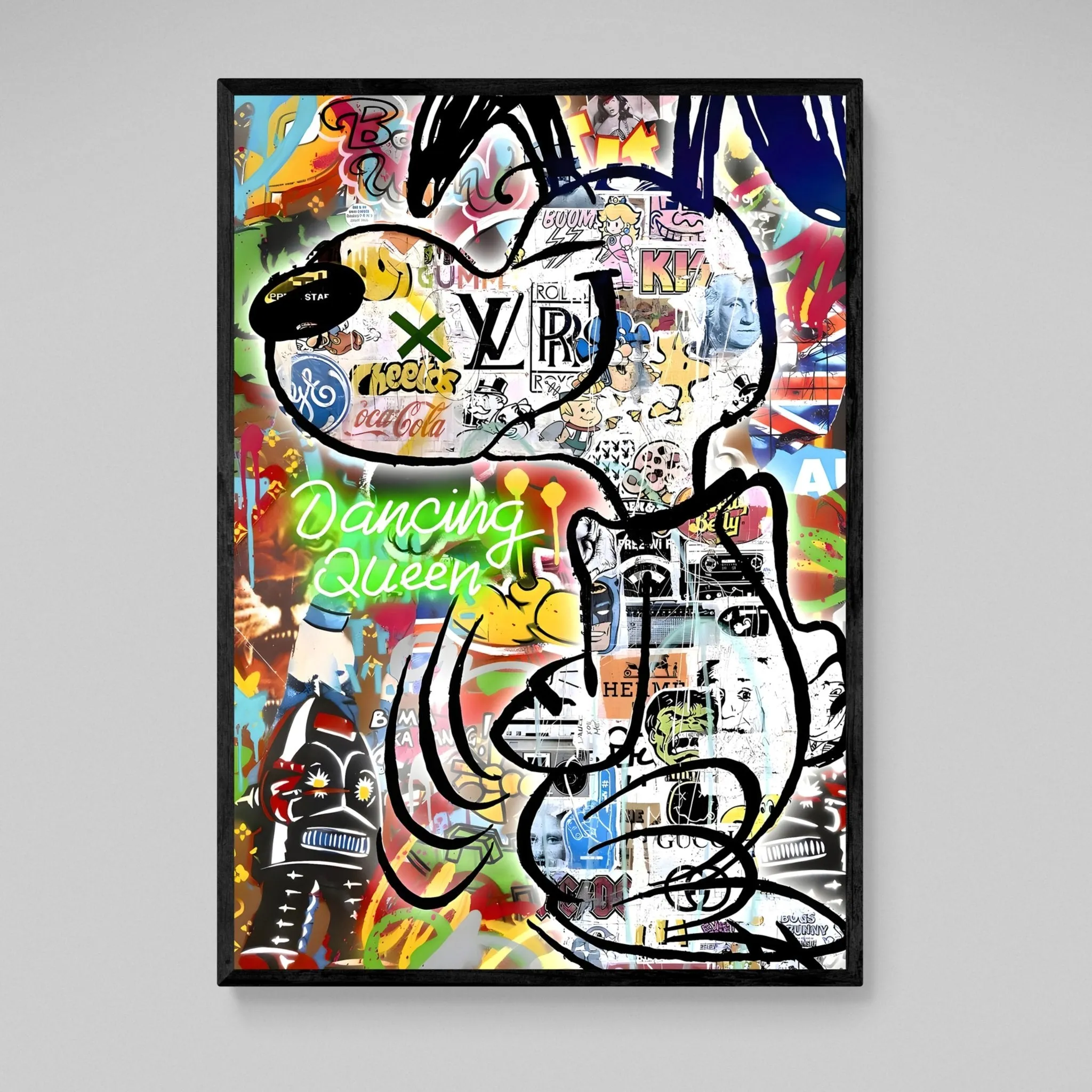 Comic Cartoon Pop Canvas